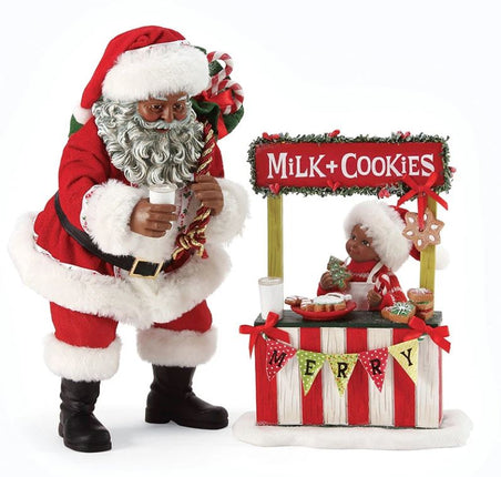 Merry Bake Sale - African American Santa figurine