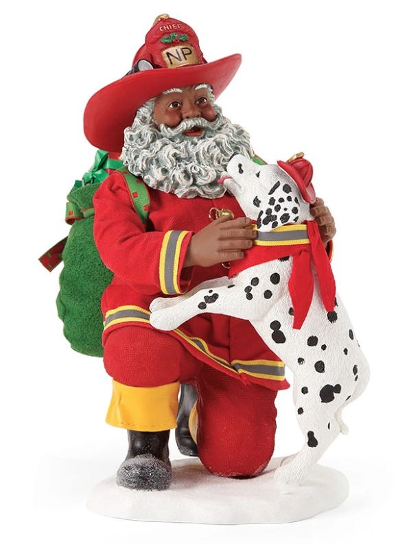 North Pole Company - African American Santa figurine