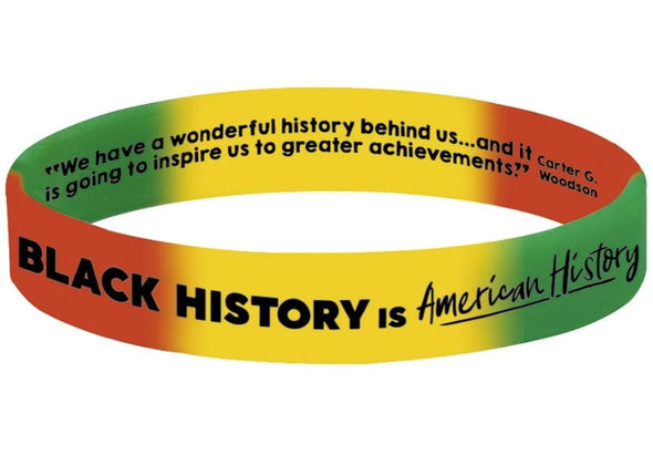 Black History is American History - Silicone Bracelet