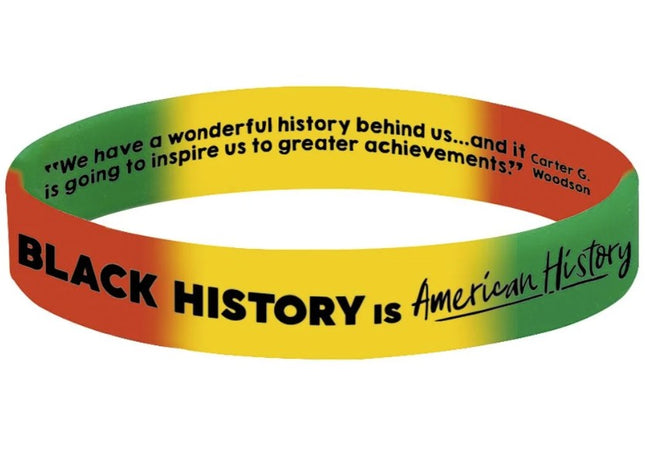 Black History is American History - Silicone Bracelet