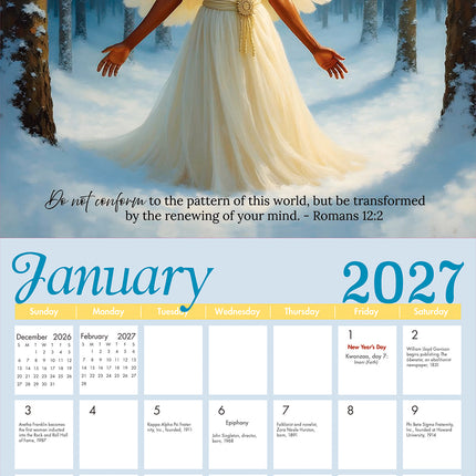 Angelic Light 2027 Calendar