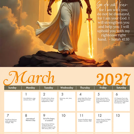 Angelic Light 2027 Calendar