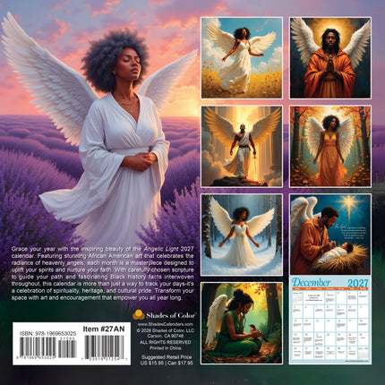 Angelic Light 2027 Calendar