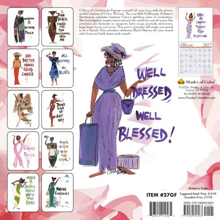 Girlfriends 2027 Calendar by Cidne Wallace