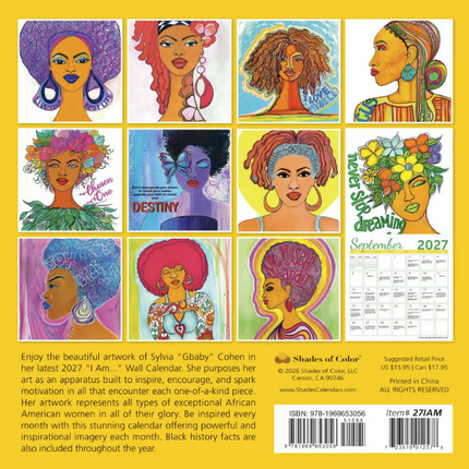 I Am Chosen 2027 Calendar by Gbaby