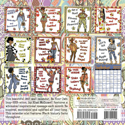 Be Your Own Insp-HER-ation 2027 Wall Calendar