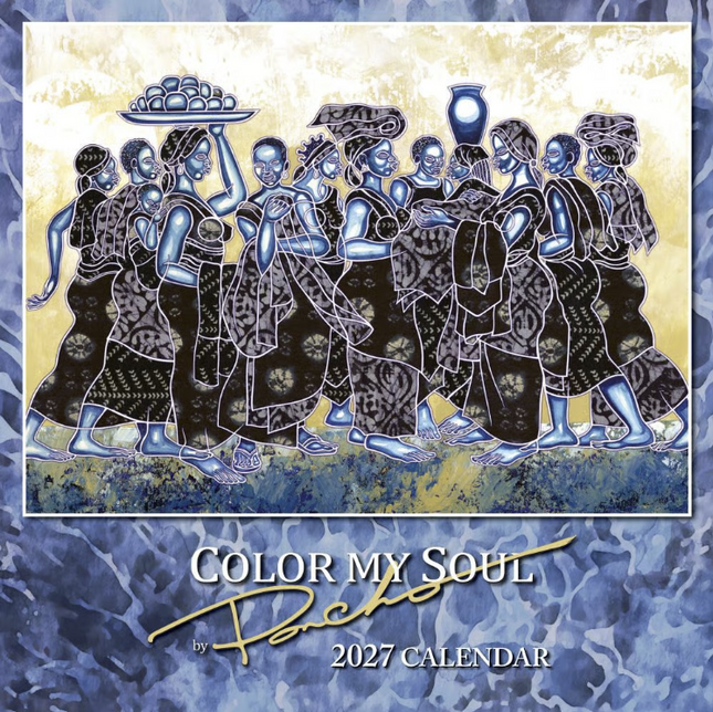 Color My Soul 2027 Wall Calendar by Poncho Brown