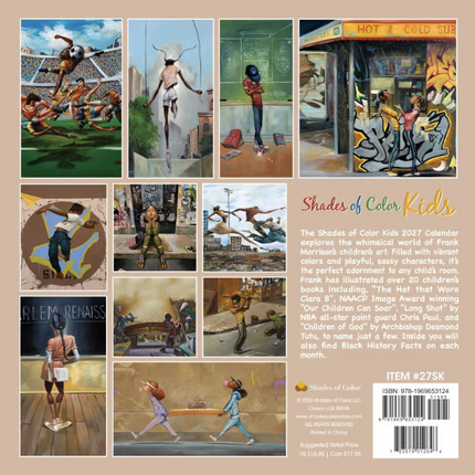 Shades of Color Kids - 2027 calendar