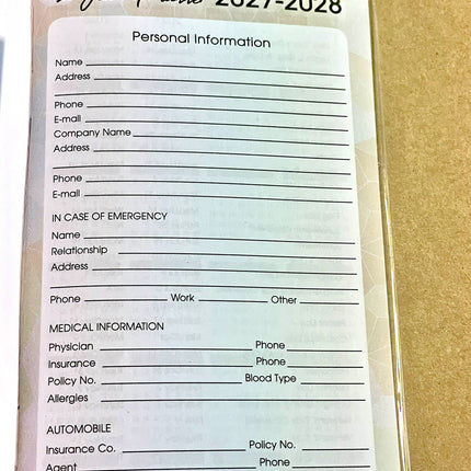 The Obama Years 2027 – 2028 Two-Year Pocket Calendar