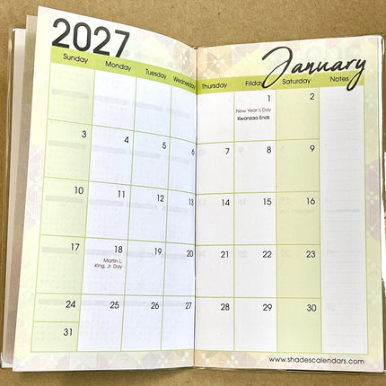 The Obama Years 2027 – 2028 Two-Year Pocket Calendar