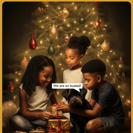 Sneaky Peeking - Christmas Cards