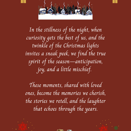Sneaky Peeking - Christmas Cards