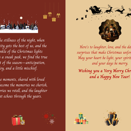 Sneaky Peeking - Christmas Cards