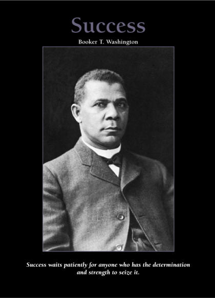 Success - Booker T Washington - poster