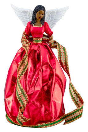 Christmas Tree Topper - Tiffany In Red