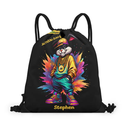 Jackson Rabbit - Urban Safari Crew - drawstring bag