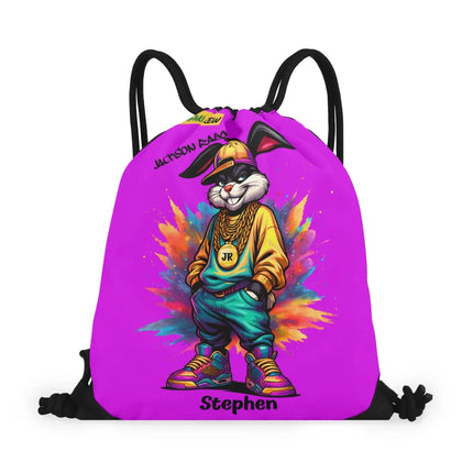 Jackson Rabbit - Urban Safari Crew - drawstring bag