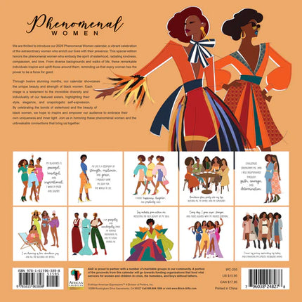 Phenomenal Women - 2026 Wall Calendar