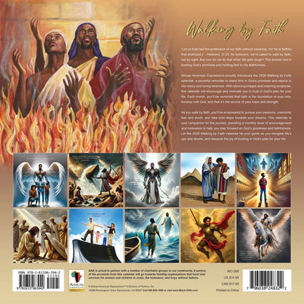 Walking By Faith - 2026 Wall Calendar