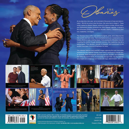 The Obama's - 2026 Wall Calendar