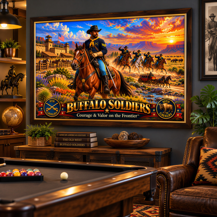 Buffalo Soldiers – Courage & Valor On The Frontier - 1000-Piece Jigsaw Puzzle