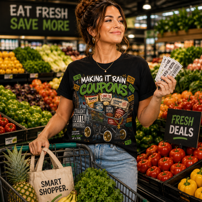 Making It Rain Coupons – Inflation Survival T-shirt