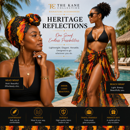 Heritage Reflections - Fashion Scarf & Body Wrap