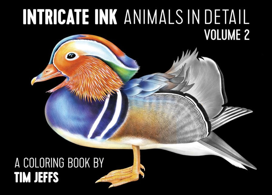 Deep Ink Color Book Intricate Ink - Coloring Book - Animals in Detail 2 – African American ...