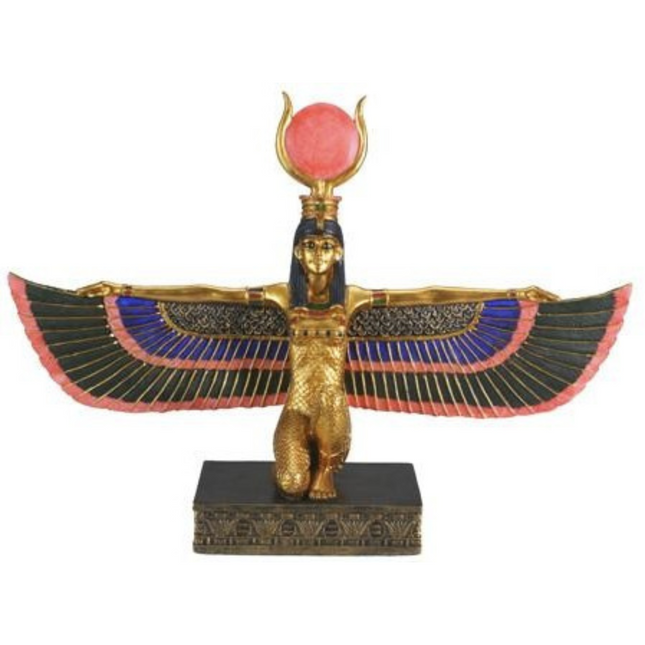 Kneeling Isis With Open Wings