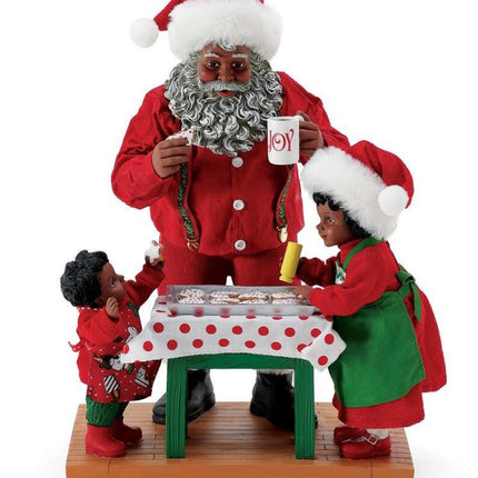 The Joy of Baking - African American Santa figurine