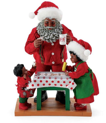 The Joy of Baking - African American Santa figurine