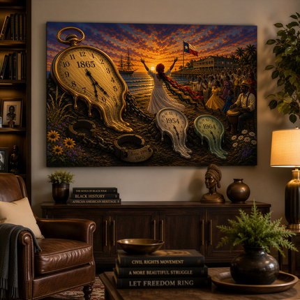 Juneteenth: The Long Arc of Freedom Canvas Print