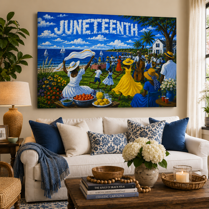 Juneteenth Gullah Gathering Canvas Print