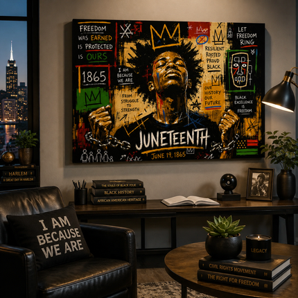 Juneteenth Urban Vibe - canvas print