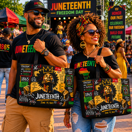 Juneteenth Urban Vibe - Weekender Tote Bag