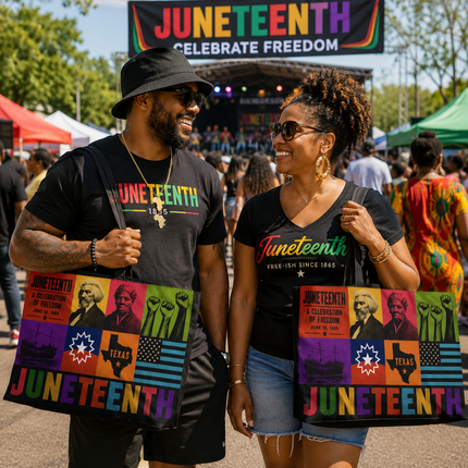 Juneteenth Pop Heritage Weekender Tote