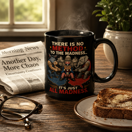 No Method To The Madness1 – 15oz black mug