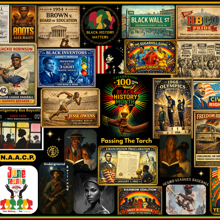 Passing The Torch - Black History Vol 1 - Jigsaw Puzzle - 500 Piece