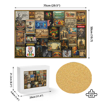 Passing The Torch - Black History Vol 1 - Jigsaw Puzzle - 1000 Piece