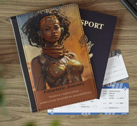Futuristic Journey - Passport Holder