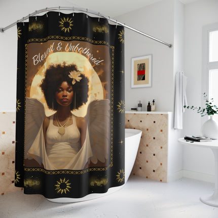 Blessed and Unbothered - Shower Curtain