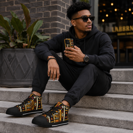 Tribal Essence - Mens High-Top Sneakers
