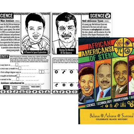 African Americans of Stem - Activity Book