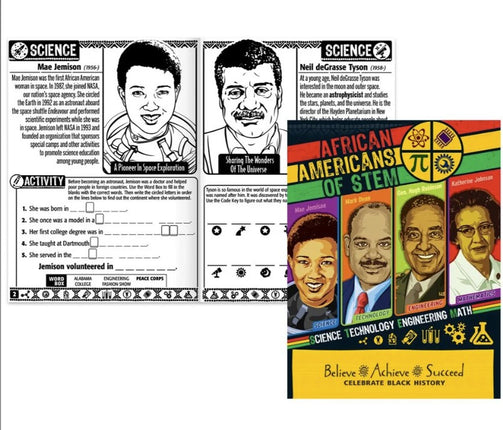 African Americans of Stem - Activity Book
