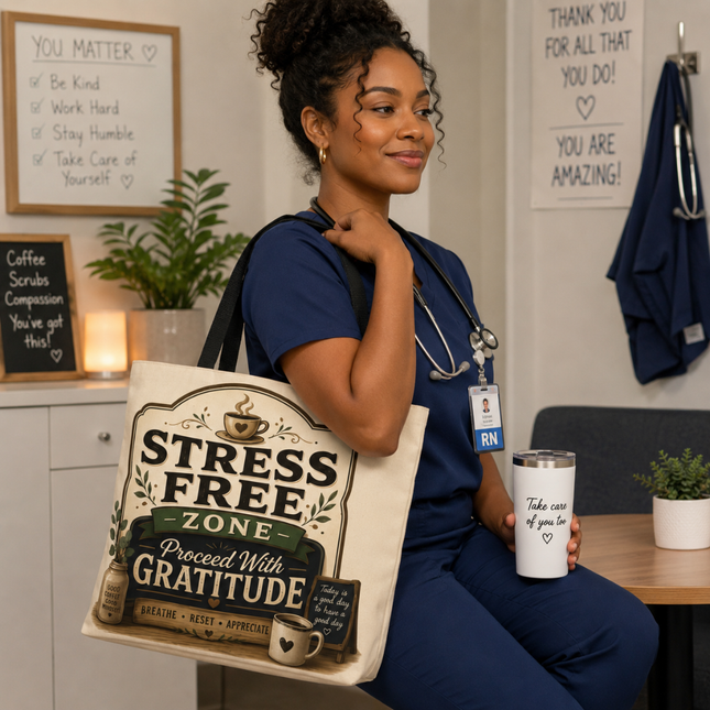 Stress Free Zone - Tote Bag