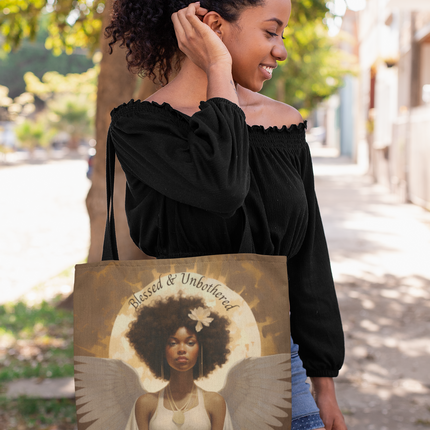 Blessed and Unbothered - tote bag