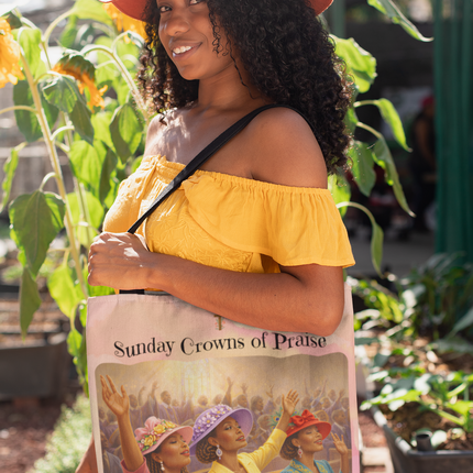 Sunday Crowns of Praise - Tote Bag