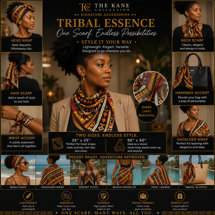 Tribal Essence - Fashion Scarf & Body Wrap