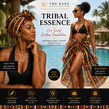 Tribal Essence - Fashion Scarf & Body Wrap