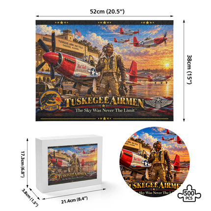 Tuskegee Airmen – The Sky Was Never The Limit 500-Piece Jigsaw Puzzle